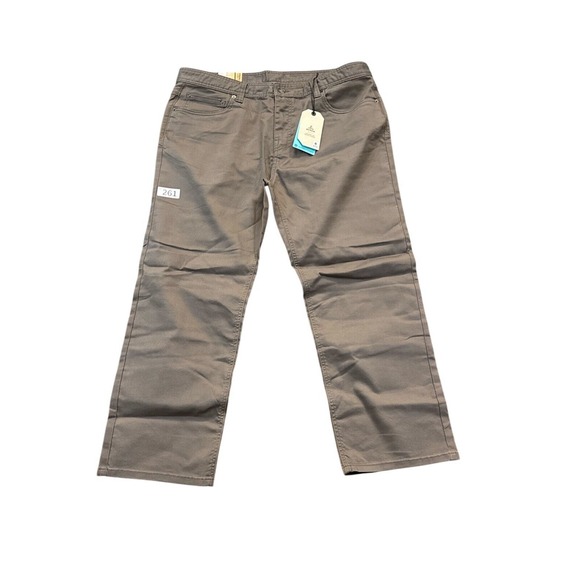 PrAna Jambe Droite Straight Leg Size‎ 30•36 Color Mud Gorpcore Bridger Jean Men - Picture 1 of 11